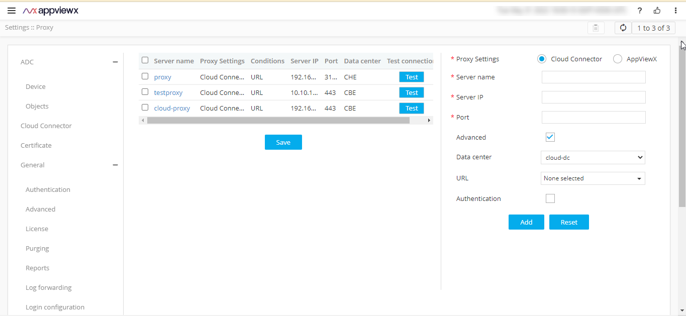 Configuring Network Proxy Settings