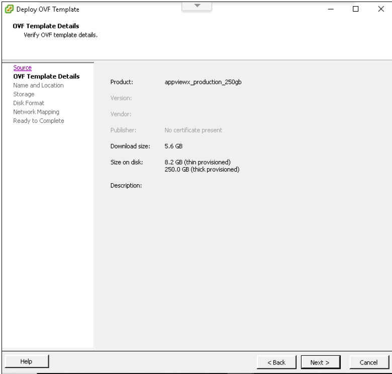 Install the AppViewX OVA