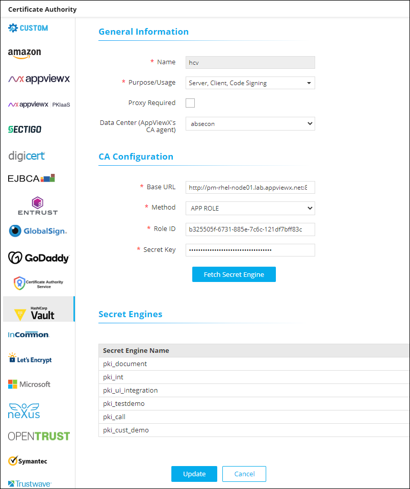 Configuring HashiCorp Vault
