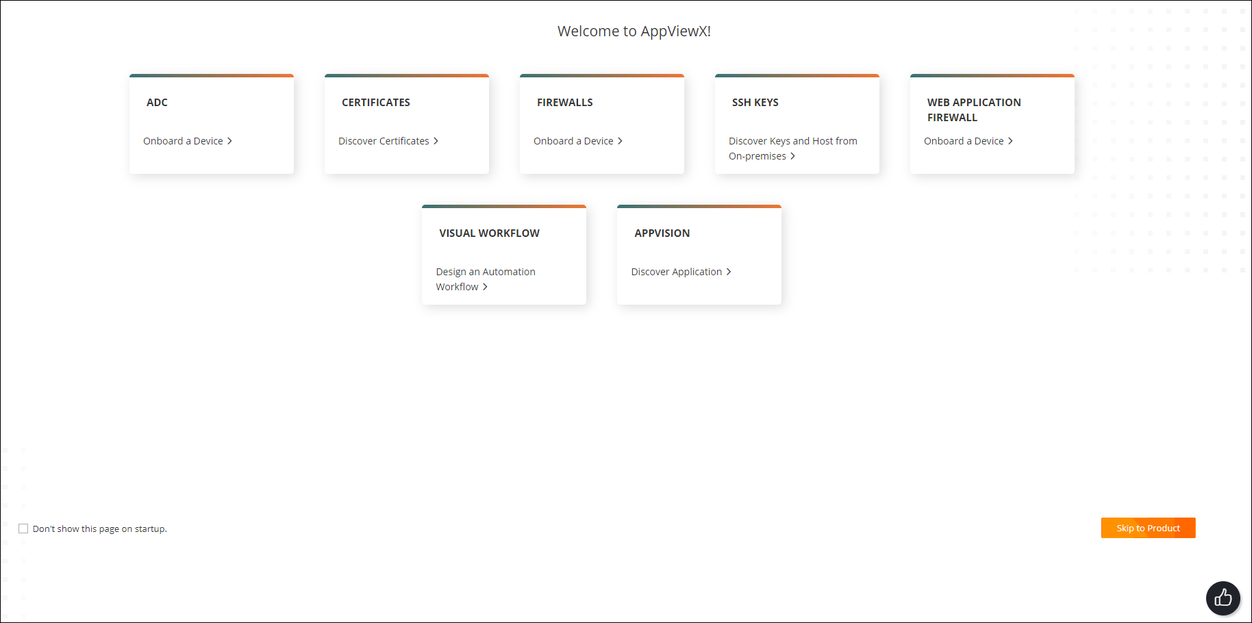 Accessing the AppViewX Graphical User Interface