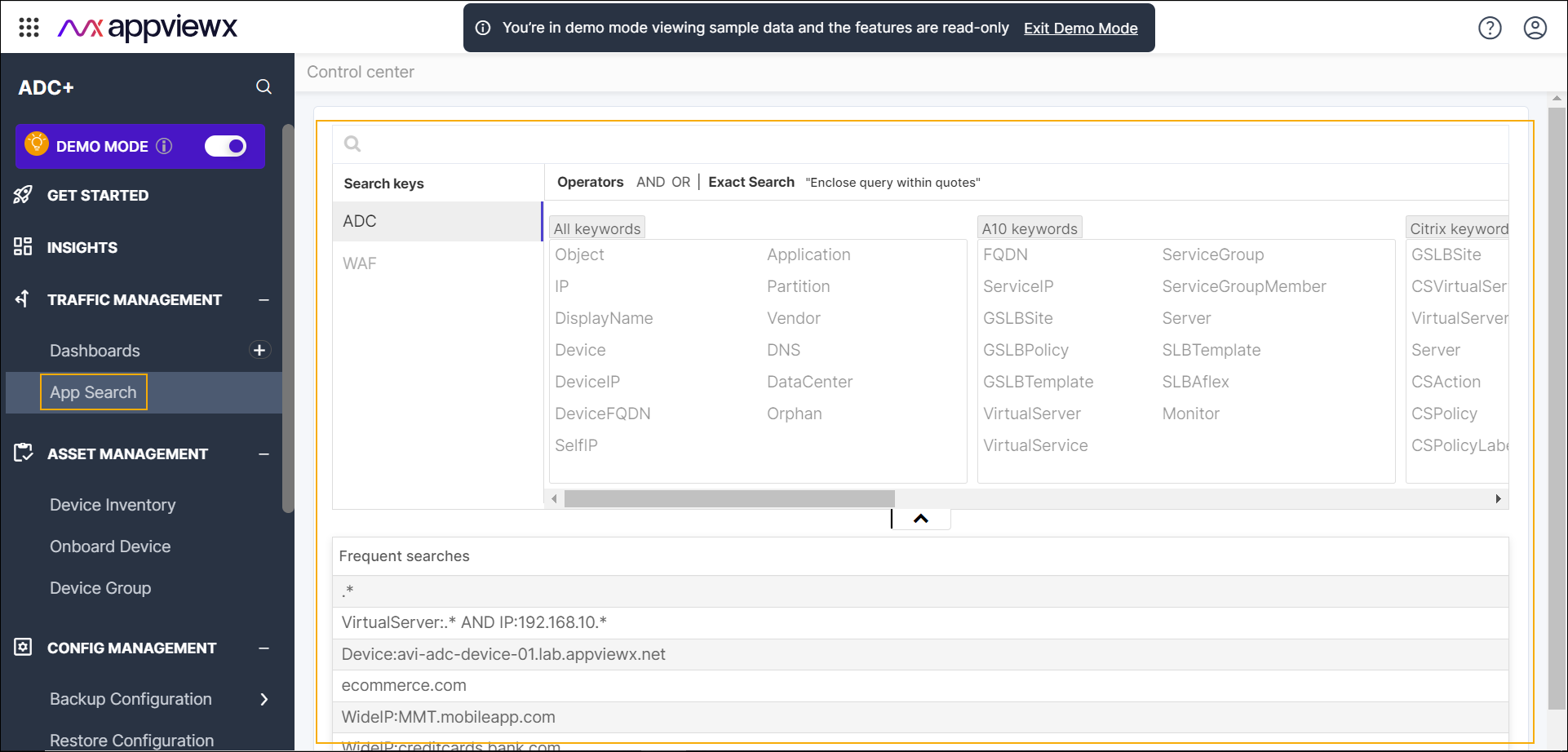 Understanding Features in Demo Mode