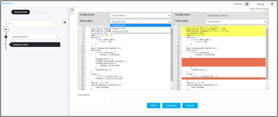 Configuring an Advanced Diff Checker