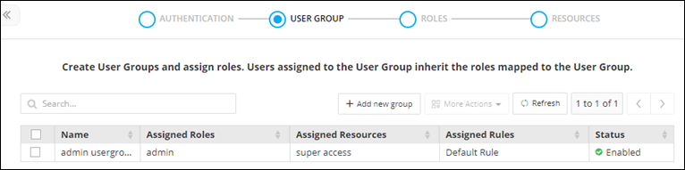 Add New User Group by Bulk Import