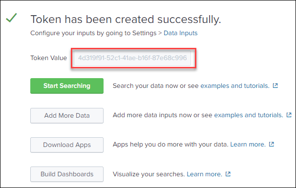 Configuring Splunk HEC