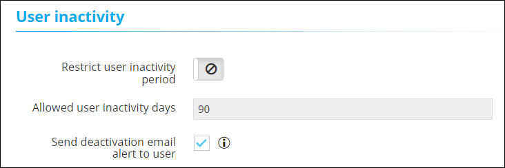 Managing User Inactivity
