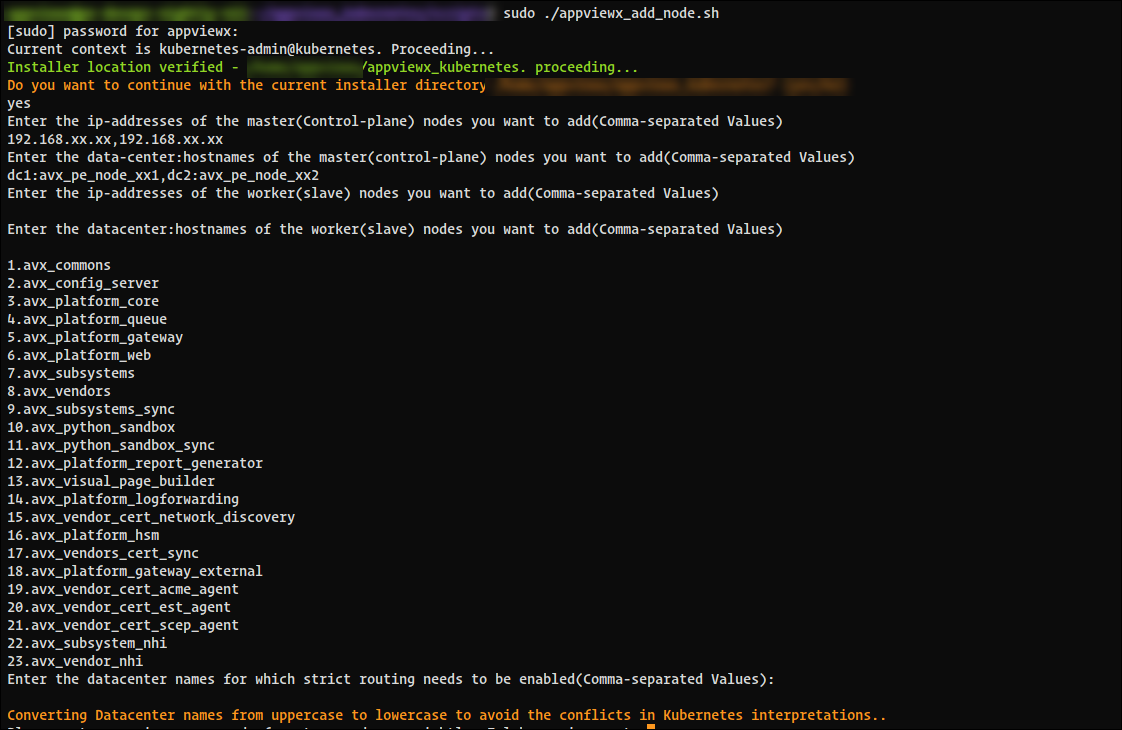 Adding a Node to the Cluster