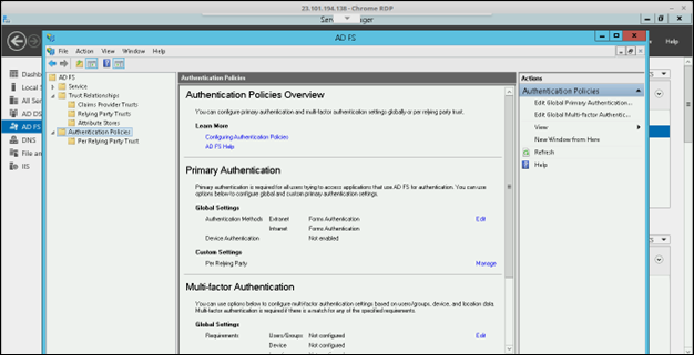 ADFS Integration